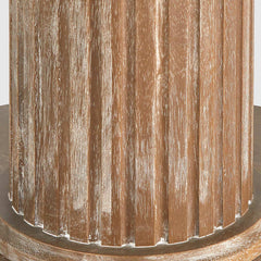 Rattan French Solid Wood 4 Seater Round Dining Table Set