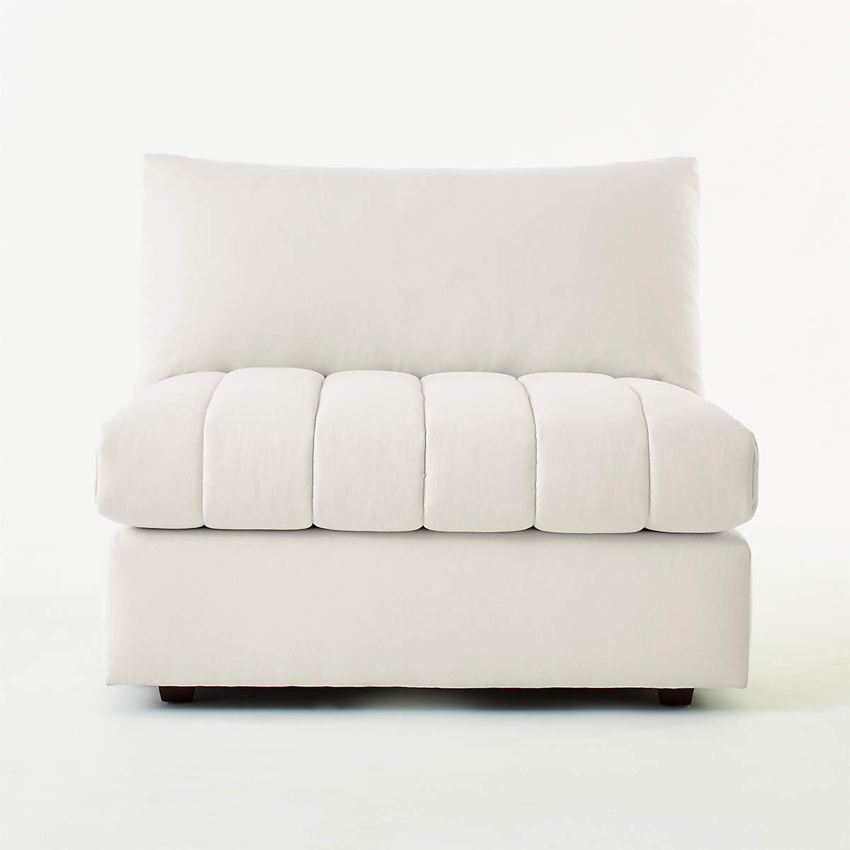 Cotton Performance Fabric Accent Chair - White