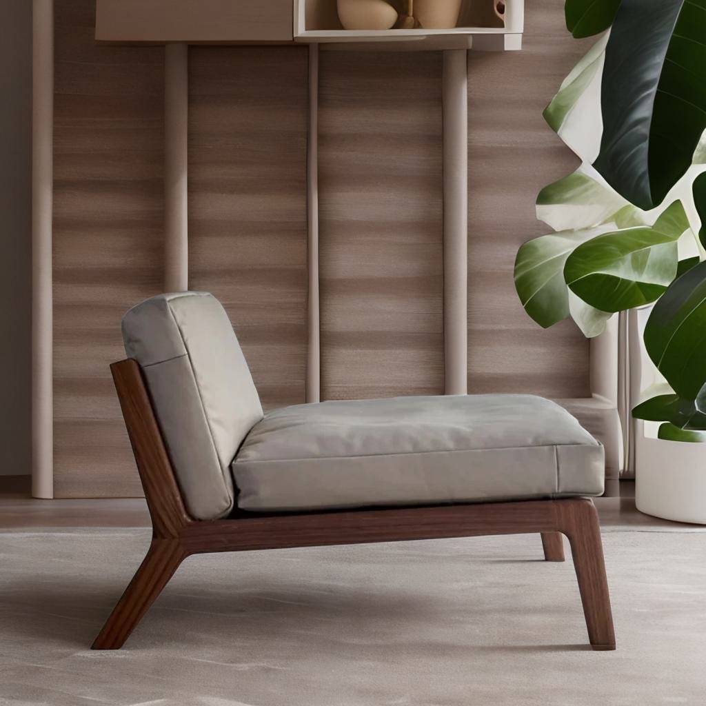 Modern Leatherete Chair  With Removable Cover