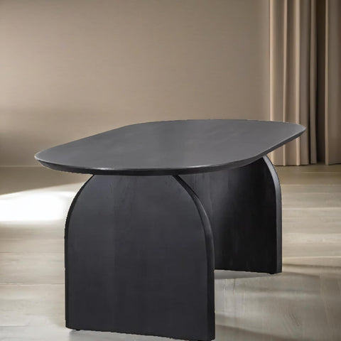 Luxury Solid Wood Curved Dining Table Set Rattan Chairs -4-seater-6-seater-all-sizes