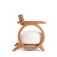 Naomi Wooden Lounge Chair
