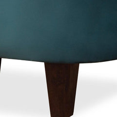 Modern Fabric Blue Color Barrel Chairs