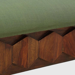 Sheesham Wood 2 Seater Bench In Provincial Teak Finish