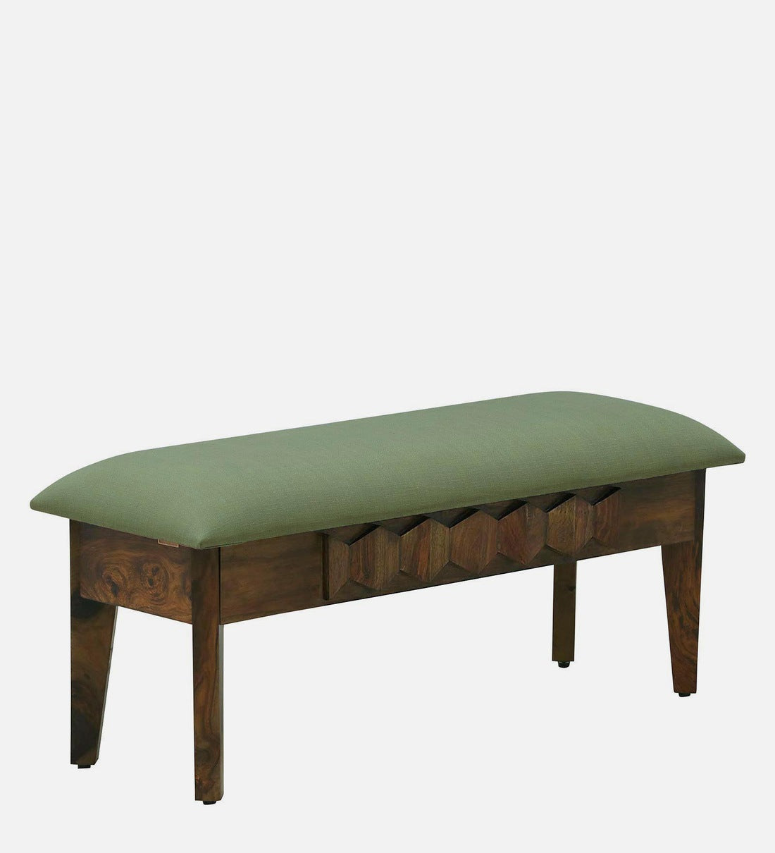 Sheesham Wood 2 Seater Bench In Provincial Teak Finish