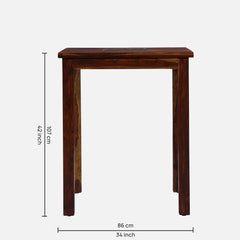 Wooden Bar Table Set With Set of 2 Chairs
