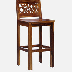 Wooden Bar Table Set With Set of 2 Chairs