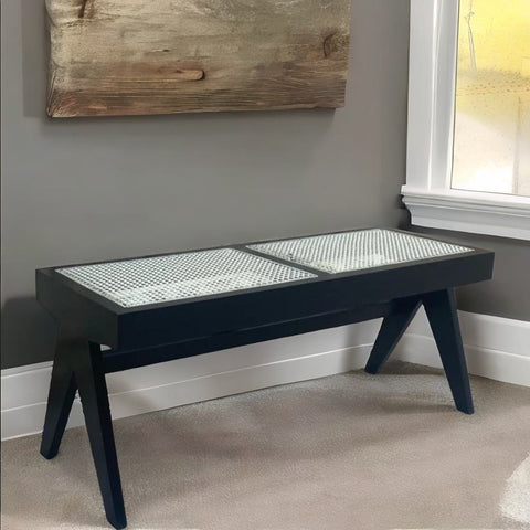 Rattan Classic Wooden Benches & Cane Work