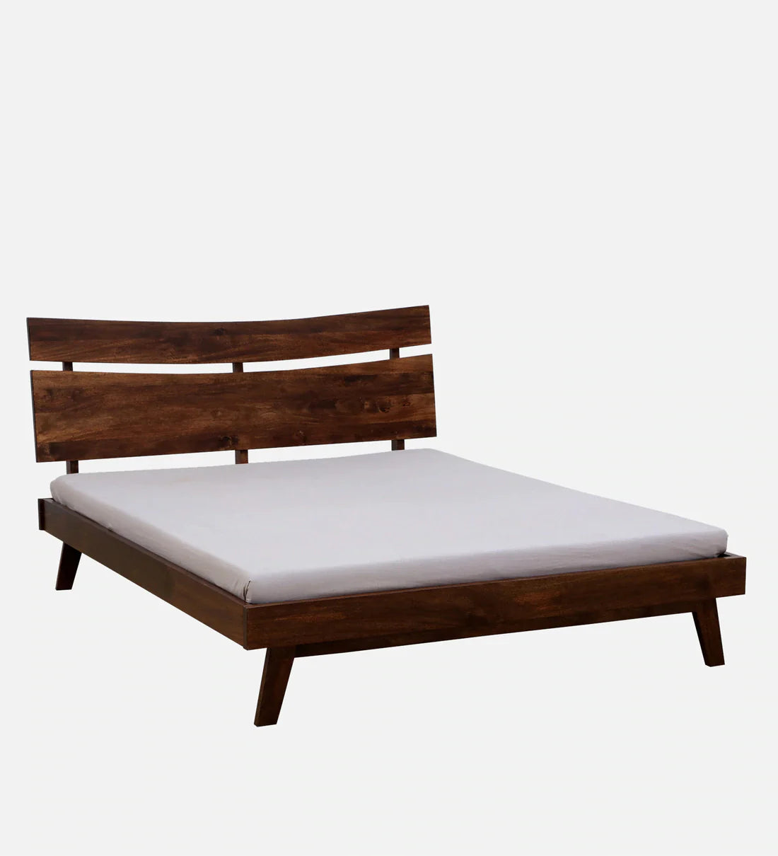 Antalya Modern Mango Wood Bed In Tubbaq Finish - All Sizes