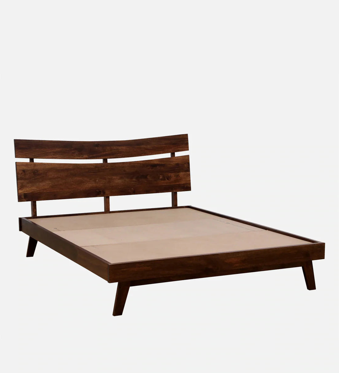 Antalya Modern Mango Wood Bed In Tubbaq Finish - All Sizes