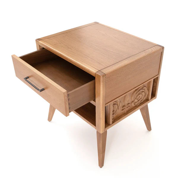 Azalea Solid Oak Nightstand