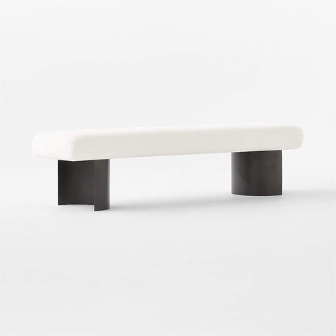Alibi Linen Upholstered Bench