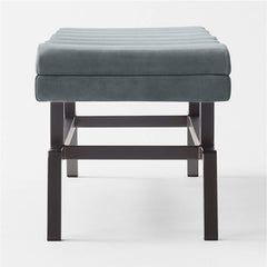 Socca Suede & Steel Bench