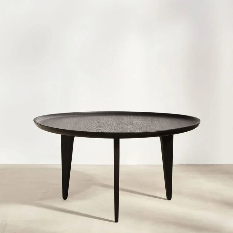 Solid Wood Coffee Table - Black Finish