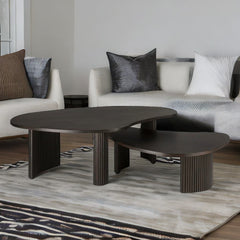 Modern Solid Wood Nesting Coffee Table