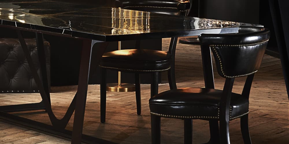 Raven Luxe Accent Leather Dining Chair