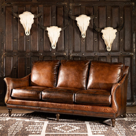 Palma 3 Seater Leather Sofa