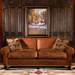 Jaipur Leather Sofa
