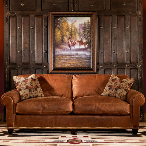 Jaipur Leather Sofa