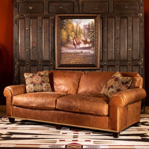 Jaipur Leather Sofa