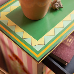 Marigold Hand Painted Mango Wood Cabinet