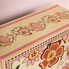 Jaipur Style Hand Painted Mango Wood Cabinet