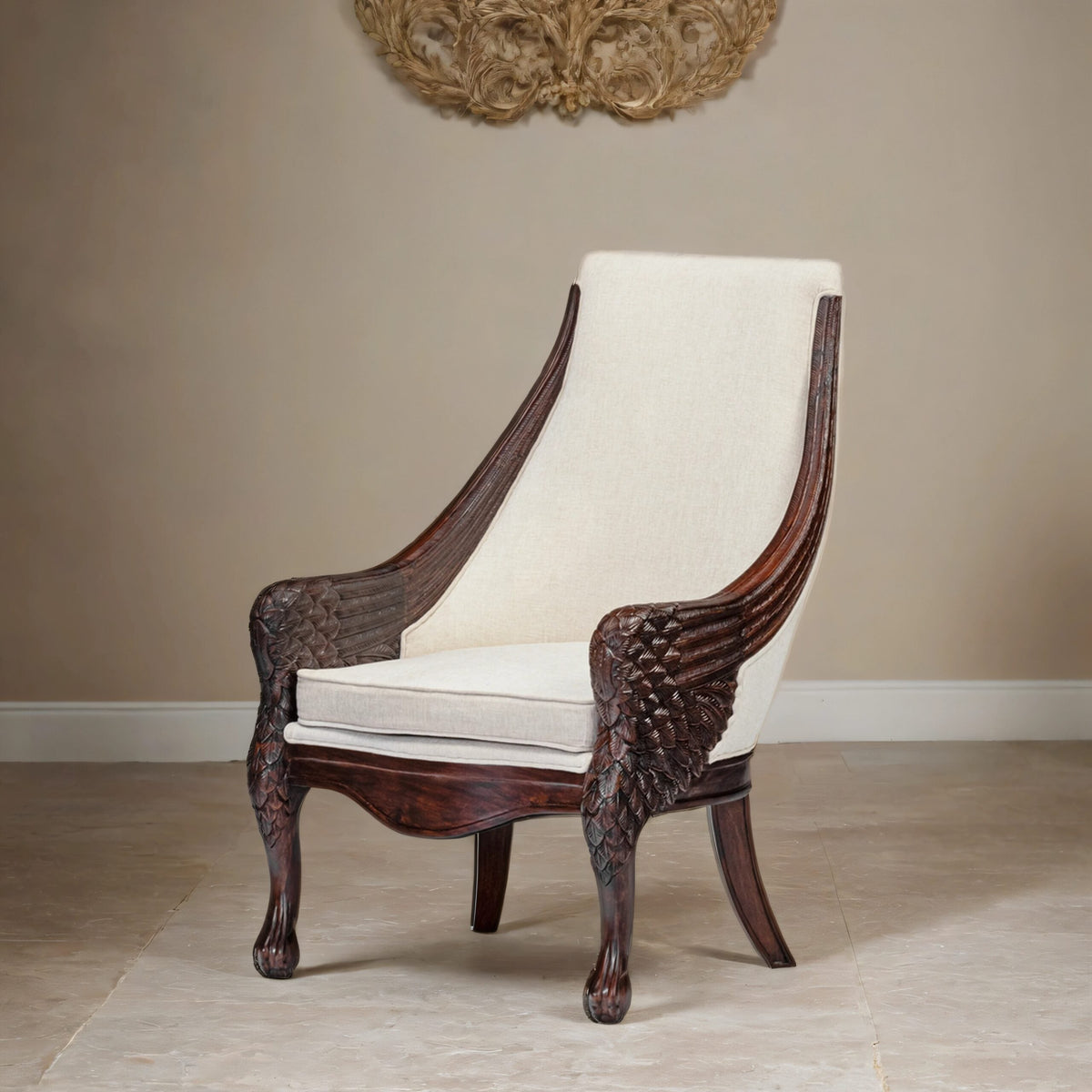 Arno Regal Teak Wood Arm Chair