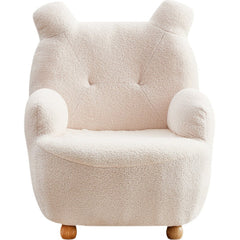 Kids Bear Inspired Bouclé Sofa Chair