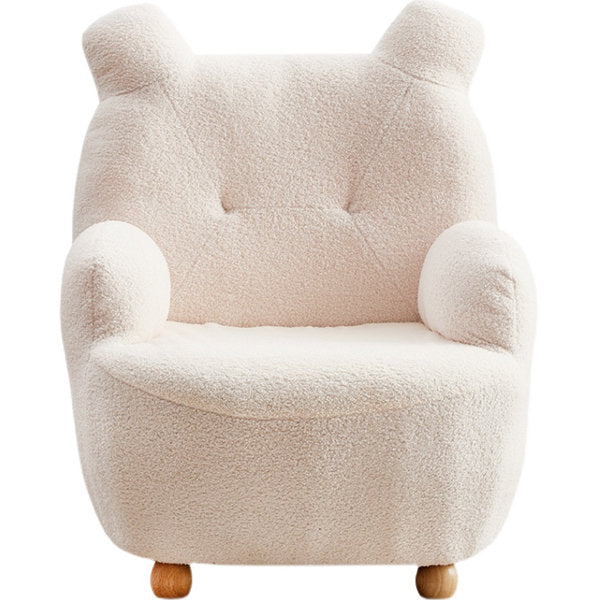 Kids Bear Inspired Bouclé Sofa Chair