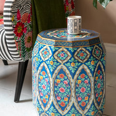 Hand Painted Mango Wood Coffee Table