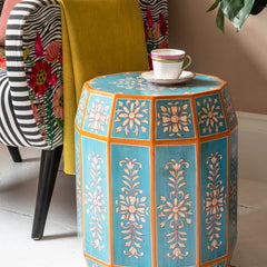 Hand Painted Mango Wood Coffee Table