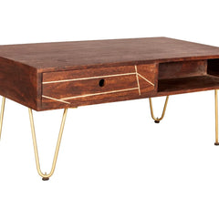 Picasso Dark Mango Wood Coffee Table