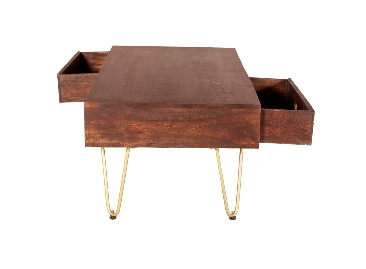 Picasso Dark Mango Wood Coffee Table