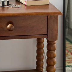 Prague Solid Wood Bedside Table