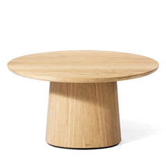 Modern-Looking Round Coffee Table | Natural Finish