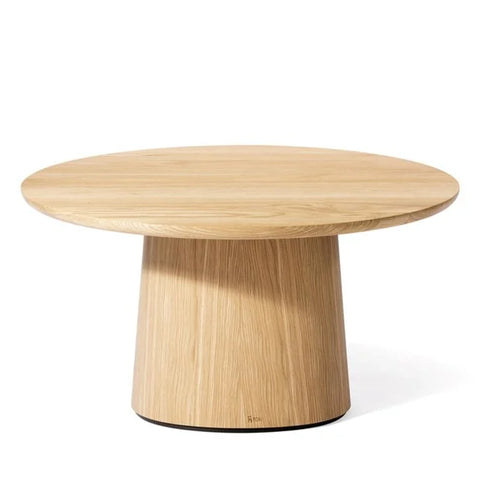 Modern-Looking Round Coffee Table | Natural Finish