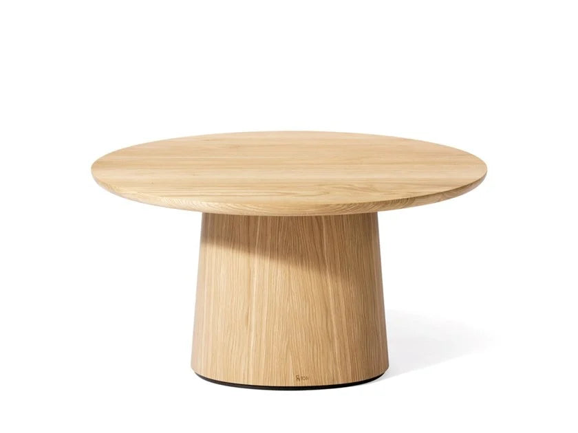 Modern-Looking Round Coffee Table | Natural Finish