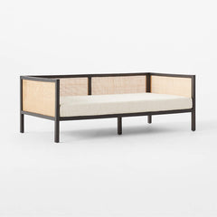 Premium Cane & Solid Wood Outdoor Daybed