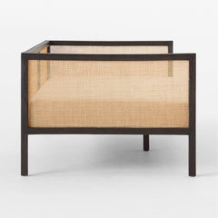 Premium Cane & Solid Wood Outdoor Daybed