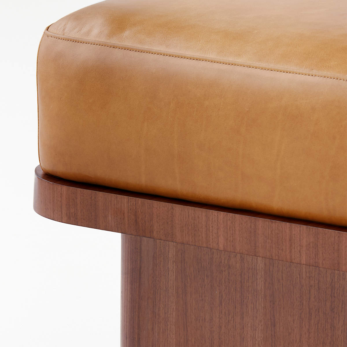 Modern Brown Leatherette Daybed