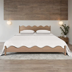 Claudia Solid Wood Statement Bed – All Sizes