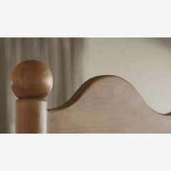 Claudia Solid Wood Statement Bed – All Sizes