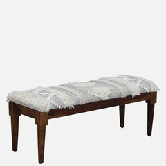 Classic  Sheesham Wood Bench In Provincial Teak Finish