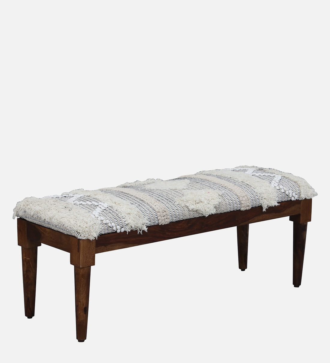 Classic  Sheesham Wood Bench In Provincial Teak Finish