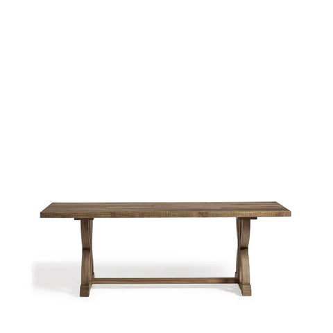 Temps Hourglass Wooden 6 Seater Dining Table