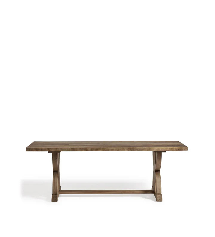 Temps Hourglass Wooden 6 Seater Dining Table