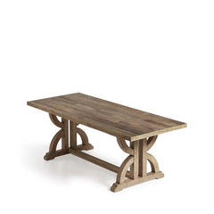 Temps Hourglass Wooden 6 Seater Dining Table