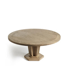 Zeitlos Solid Wood 6 Seater Round Dining Table