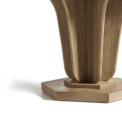 Zeitlos Solid Wood 6 Seater Round Dining Table