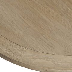 Zeitlos Solid Wood 6 Seater Round Dining Table