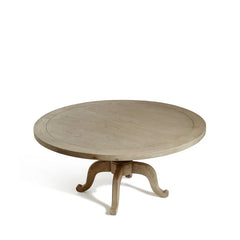 Adele Solid Wood 6 Seater Round Dining Table